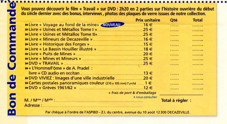 Cliquez pour télécharger le bon de commande